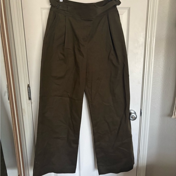Express Pants - Express Olive Wide Leg Pants